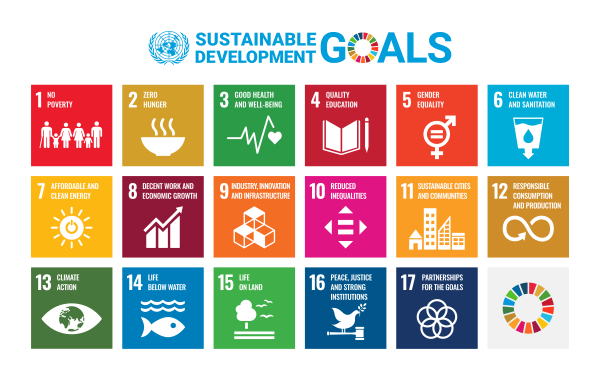 A chart of goals for sustainable development

Description automatically generated